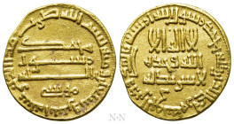 ISLAMIC. 'Abbasid Caliphate. Time of al-Mansur (AH 136-158 / 754-775 AD). GOLD Dinar