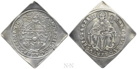 AUSTRIA. Salzburg. Wolf Dietrich von Raitenau (Archbishop, 1587-1612). 1/4 Taler Klippe