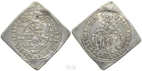 AUSTRIA. Salzburg. Wolf Dietrich von Raitenau (Archbishop, 1587-1612). 1/4 Taler Klippe
