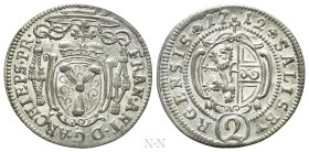 AUSTRIA. Salzburg. Franz Anton Fürst von Harrach (1709-1727). 2 Kreuzer (1712)