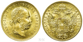 AUSTRIAN EMPIRE. Franz Josef I (1848-1916). GOLD Ducat (1915). Wien (Vienna). Restrike issue