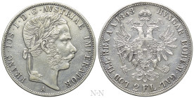 AUSTRIAN EMPIRE. Franz Josef I (1848-1916). 2 Gulden / 2 Florins (1868-A). Vienna