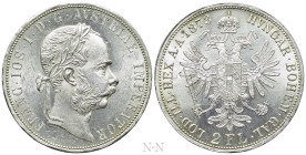 AUSTRIAN EMPIRE. Franz Josef I (1848-1916). 2 Gulden / 2 Florins (1873). Vienna