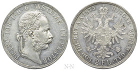 AUSTRIAN EMPIRE. Franz Josef I (1848-1916). 2 Gulden / 2 Florins (1875). Vienna