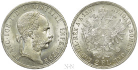 AUSTRIAN EMPIRE. Franz Josef I (1848-1916). 2 Gulden / 2 Florins (1881). Vienna