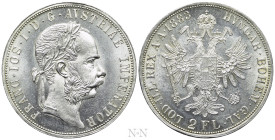 AUSTRIAN EMPIRE. Franz Josef I (1848-1916). 2 Gulden / 2 Florins (1883). Vienna