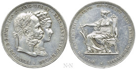 AUSTRIAN EMPIRE. Franz Josef I (1848-1916). 2 Gulden / 2 Florins (1879). Silver Wedding Anniversary