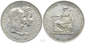AUSTRIAN EMPIRE. Franz Josef I (1848-1916). 2 Gulden / 2 Florins (1879). Silver Wedding Anniversary