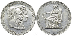 AUSTRIAN EMPIRE. Franz Josef I (1848-1916). 2 Gulden / 2 Florins (1879). Silver Wedding Anniversary