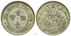 CHINA. Chekiang Province. 10 Cent (1924/13)