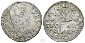 CROATIA. Republic of Ragusa (Dubrovnik). 3 Grosetti (1632)