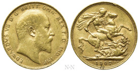 GREAT BRITAIN. Edward VII (1901-1910). Sovereign (1907). London