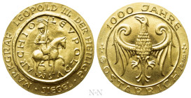 AUSTRIA. GOLD Medal (1996). Markgraf Leopold III Seal