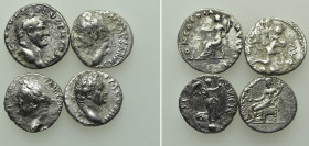 4 Denarii of the Flavians; Some Scarce Types