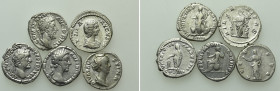 5 Denarii; Commodus, Antoninus Pius etc1