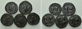 5 Roman Provincial Coins