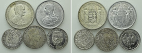 5 Coins of Austria, Hungary and Germany