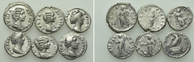 6 Denarii; Commodus, Faustina etc. (1 broken)
