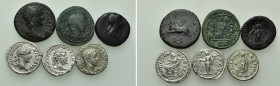 6 Roman Coins