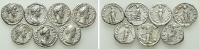 7 Denarii of Commodus, Lucilla and Crispina