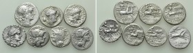 7 Denarii of the Roman Republic