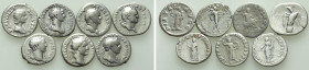 7 Denarii; Vespasian, Trajan etc