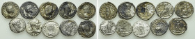 10 Denarii; Julia Maesa, Severus Alexander etc