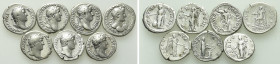 7 Antoniniani; Julia Domna, Caracallla etc