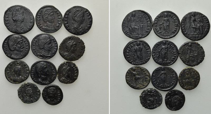 11 Folles of the Empresses; Helena, Eudoxia etc. 

Obv: .
Rev: .

. 

Con...