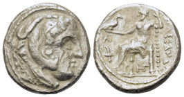 Kings of Macedon. Kassander (As regent, 317-305 BC). AR Tetradrachm (25,9mm, 15.5g). In the name and types of Alexander III. Amphipolis mint. Head of ...