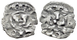 Italy, Lucca. Enrico III, IV o V (1004-1024) Denaro (15mm, 0.89g). Monogram of Enrico. R/ LVCA e EHNRICVS. MIR 107/114