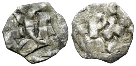 Italy, Pisa, Republic (in the name of Federico I, 1150-1312). Denaro (14mm, 0.75g). CNI 1/3; MIR 390/391