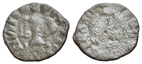 Italy, Pisa, c. 14th century. Quattrino (13mm, 0.44g, 12h). Large P, lowercase letter 'b'. R/ Crowned eagle, head l. Biaggi 1947; CNI 114.