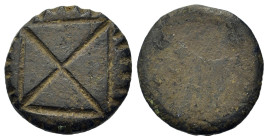 Æ Medieval weight (17mm, 4.3g).