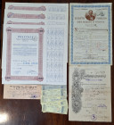 Lotto di circa 30 Documenti. Foglio di Congedo illimitato del Regio esercito Italiano emesso e firmato il 14 Luglio 1929 Anno VII.E.F. + Distinta Noti...