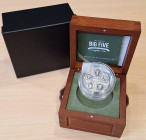 Costa D'Avorio. 5.000 Franchi CFA. 5 Oz. Big Five. 2022. Ag. Diametro 50 mm. 999 Pezzi Coniati. In Confezione Originale.&nbsp;FDC.