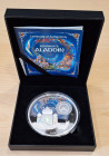 Djibouti. 250 Franchi. 5 Oz. "Aladdin 1001 Nights ". 2022. Ag. Diametro 80 mm. In Confezione Originale. 500 Pezzi Coniati. Proof-Like