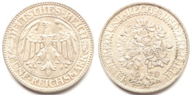 Germania. Repubblica di Weimar. 5 Reichsmark&nbsp;1929 A. Ag. Km. 56. Peso gr. 25,05. Diametro mm. 36,00. SPL.