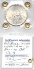 500 Lire Caravelle 1966. Ag. Gig. 14. FDC. Perizia Irpino.&nbsp;