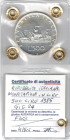 500 Lire Caravelle 1985. Ag. Gig. 24. FDC. Perizia Irpino.&nbsp;