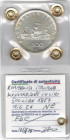 500 Lire Caravelle 1987. Ag. Gig. 26. FDC. Perizia Irpino. NC.