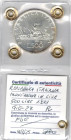 500 Lire Caravelle 1988. Ag. Gig. 27. FDC. Perizia Irpino. R.