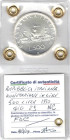 500 Lire Caravelle 1990. Ag. Gig. 29. FDC. Perizia Irpino. NC.
