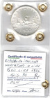 500 Lire Caravelle 1995. Ag. Gig. 34. FDC. Perizia Irpino. R.