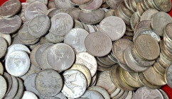 Lotto di 320 Pezzi di 500 Lire. Ag.&nbsp; MB-BB.&nbsp;