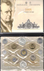 Serie Divisionale 1995. 11 valori con 500 lire e 500 Lire Mascagni. Ag. Gig. 22. FDC. Confezione&nbsp;originale della zecca.