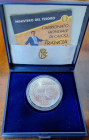 10.000 lire celebrative del Campionato Mondiale di Calcio Francia 1998. Ag. FDC. in confezione della zecca.