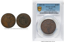 João VI 20 Reis 1821-R AU58 Brown PCGS, Rio de Janeiro mint, KM316.1. Cross on Crown variety. HID09801242017 © 2024 Heritage Auctions | All Rights Res...