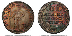Brunswick-Calenburg-Hannover. Georg II 4 Mariengroschen 1732-IAB MS64 PCGS, Zellerfeld mint, KM217, Welter-2625. HID09801242017 © 2024 Heritage Auctio...