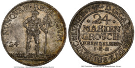 Brusnwick-Wolfenbüttel. Karl I 24 Mariengroschen 1747-IBH AU58 NGC, Zellerfeld mint, KM870, Welter-2735. Ex. Wolff-Metternich HID09801242017 © 2024 He...